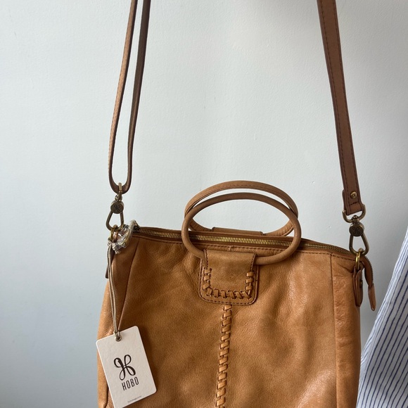 HOBO Handbags - HOBO Leather Hobo with Top Handles & Crossbody Strap